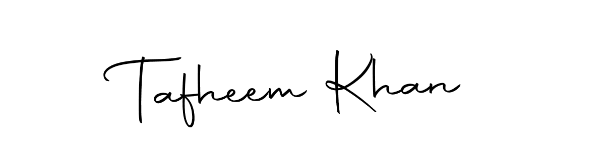 Also we have Tafheem Khan name is the best signature style. Create professional handwritten signature collection using Autography-DOLnW autograph style. Tafheem Khan signature style 10 images and pictures png