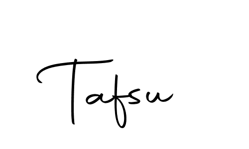 Create a beautiful signature design for name Tafsu. With this signature (Autography-DOLnW) fonts, you can make a handwritten signature for free. Tafsu signature style 10 images and pictures png
