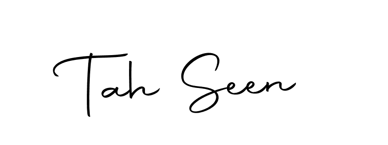 Make a beautiful signature design for name Tah Seen. With this signature (Autography-DOLnW) style, you can create a handwritten signature for free. Tah Seen signature style 10 images and pictures png