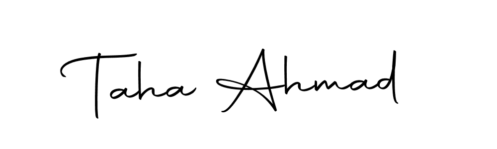 Autography-DOLnW is a professional signature style that is perfect for those who want to add a touch of class to their signature. It is also a great choice for those who want to make their signature more unique. Get Taha Ahmad name to fancy signature for free. Taha Ahmad signature style 10 images and pictures png