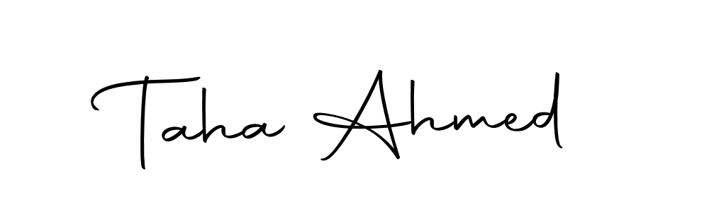 Make a short Taha Ahmed signature style. Manage your documents anywhere anytime using Autography-DOLnW. Create and add eSignatures, submit forms, share and send files easily. Taha Ahmed signature style 10 images and pictures png