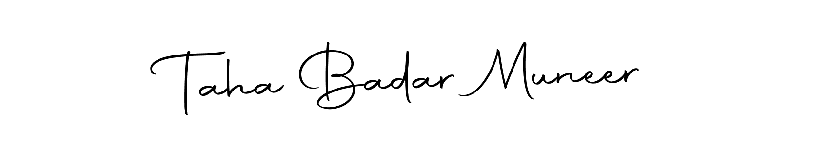 Make a beautiful signature design for name Taha Badar Muneer. Use this online signature maker to create a handwritten signature for free. Taha Badar Muneer signature style 10 images and pictures png