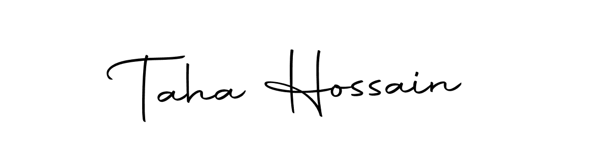 You can use this online signature creator to create a handwritten signature for the name Taha Hossain. This is the best online autograph maker. Taha Hossain signature style 10 images and pictures png