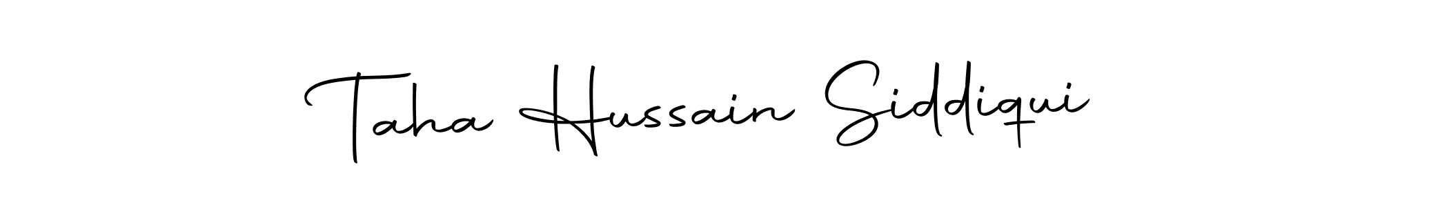 The best way (Autography-DOLnW) to make a short signature is to pick only two or three words in your name. The name Taha Hussain Siddiqui include a total of six letters. For converting this name. Taha Hussain Siddiqui signature style 10 images and pictures png