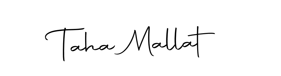 Use a signature maker to create a handwritten signature online. With this signature software, you can design (Autography-DOLnW) your own signature for name Taha Mallat. Taha Mallat signature style 10 images and pictures png