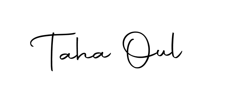 This is the best signature style for the Taha Oul name. Also you like these signature font (Autography-DOLnW). Mix name signature. Taha Oul signature style 10 images and pictures png
