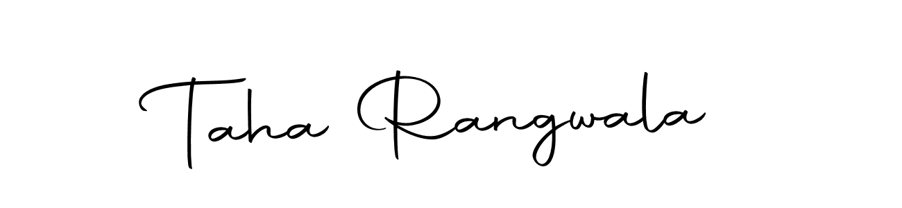How to make Taha Rangwala signature? Autography-DOLnW is a professional autograph style. Create handwritten signature for Taha Rangwala name. Taha Rangwala signature style 10 images and pictures png