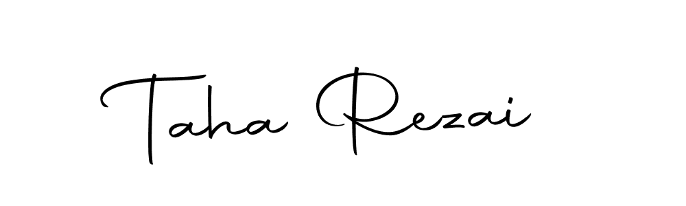 Make a short Taha Rezai signature style. Manage your documents anywhere anytime using Autography-DOLnW. Create and add eSignatures, submit forms, share and send files easily. Taha Rezai signature style 10 images and pictures png
