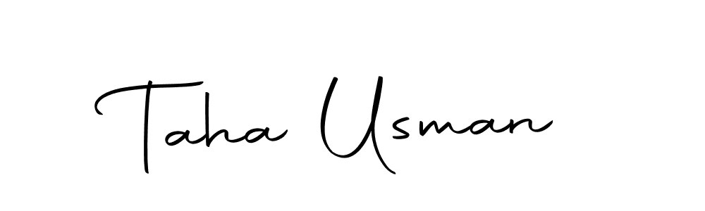 Also we have Taha Usman name is the best signature style. Create professional handwritten signature collection using Autography-DOLnW autograph style. Taha Usman signature style 10 images and pictures png