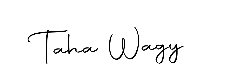 if you are searching for the best signature style for your name Taha Wagy. so please give up your signature search. here we have designed multiple signature styles  using Autography-DOLnW. Taha Wagy signature style 10 images and pictures png