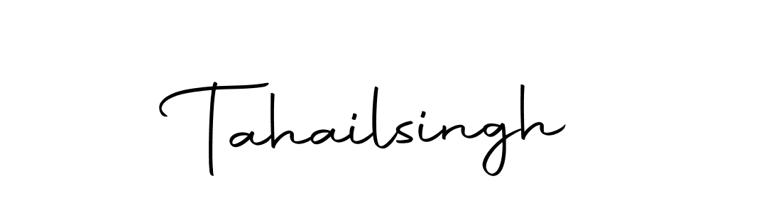 How to make Tahailsingh name signature. Use Autography-DOLnW style for creating short signs online. This is the latest handwritten sign. Tahailsingh signature style 10 images and pictures png