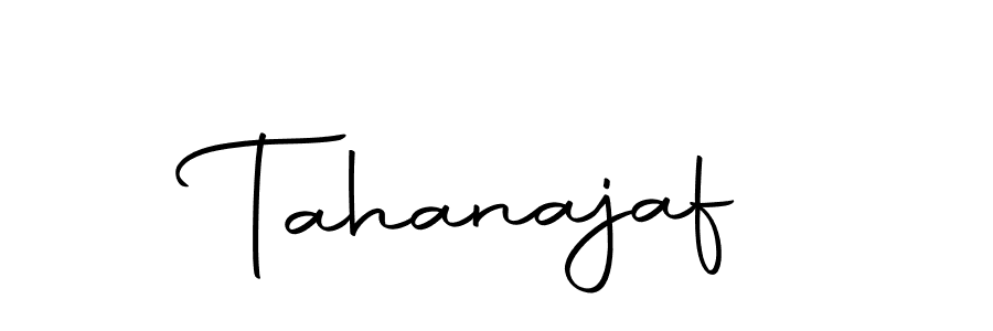 Tahanajaf stylish signature style. Best Handwritten Sign (Autography-DOLnW) for my name. Handwritten Signature Collection Ideas for my name Tahanajaf. Tahanajaf signature style 10 images and pictures png