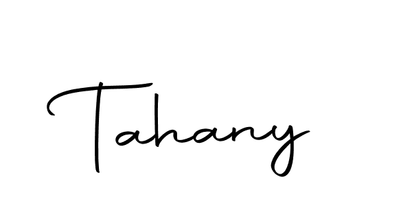 How to make Tahany name signature. Use Autography-DOLnW style for creating short signs online. This is the latest handwritten sign. Tahany signature style 10 images and pictures png