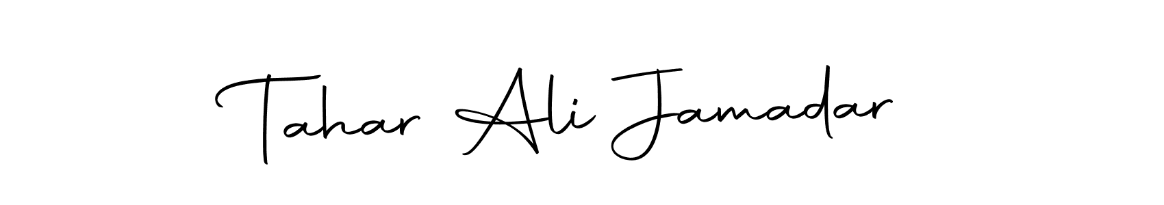 It looks lik you need a new signature style for name Tahar Ali Jamadar. Design unique handwritten (Autography-DOLnW) signature with our free signature maker in just a few clicks. Tahar Ali Jamadar signature style 10 images and pictures png