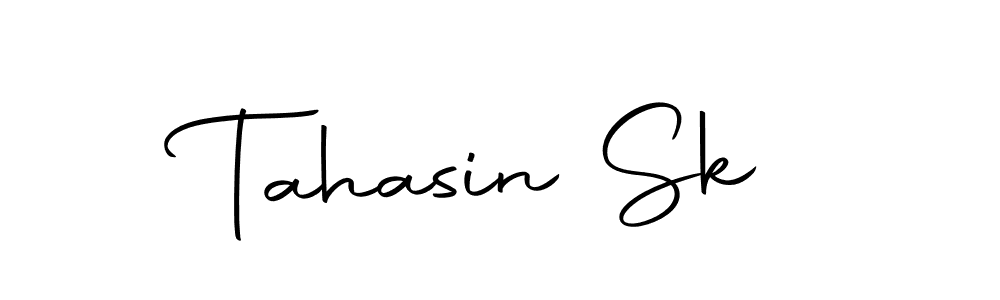 How to make Tahasin Sk name signature. Use Autography-DOLnW style for creating short signs online. This is the latest handwritten sign. Tahasin Sk signature style 10 images and pictures png