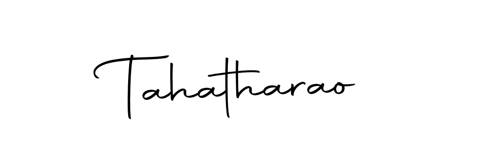 Design your own signature with our free online signature maker. With this signature software, you can create a handwritten (Autography-DOLnW) signature for name Tahatharao. Tahatharao signature style 10 images and pictures png