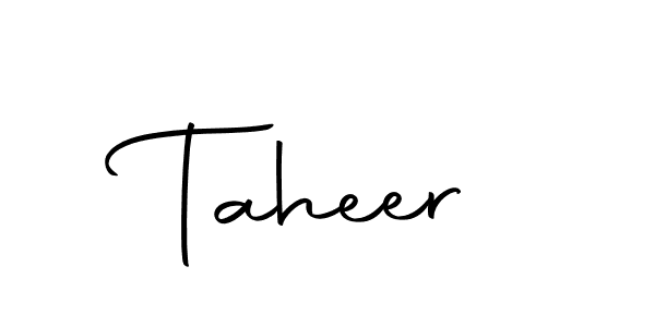 Make a beautiful signature design for name Taheer. With this signature (Autography-DOLnW) style, you can create a handwritten signature for free. Taheer signature style 10 images and pictures png