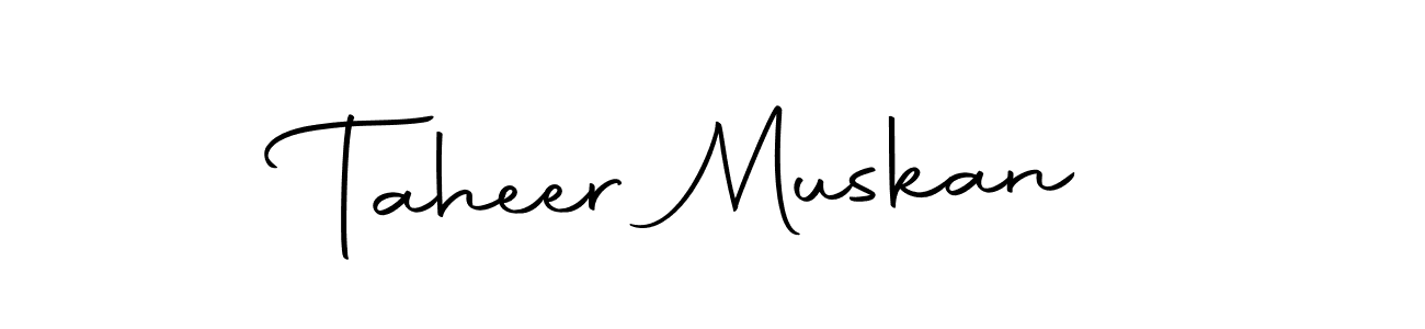 Make a short Taheer Muskan signature style. Manage your documents anywhere anytime using Autography-DOLnW. Create and add eSignatures, submit forms, share and send files easily. Taheer Muskan signature style 10 images and pictures png