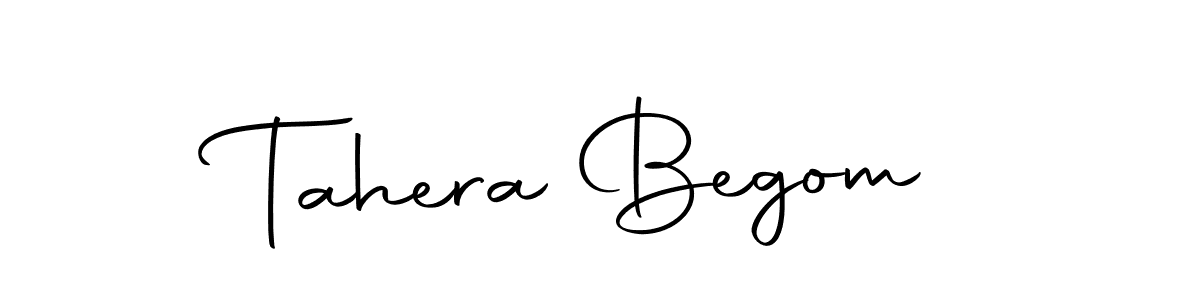 Create a beautiful signature design for name Tahera Begom. With this signature (Autography-DOLnW) fonts, you can make a handwritten signature for free. Tahera Begom signature style 10 images and pictures png