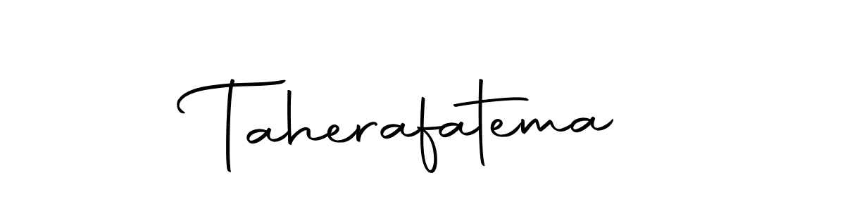 Use a signature maker to create a handwritten signature online. With this signature software, you can design (Autography-DOLnW) your own signature for name Taherafatema. Taherafatema signature style 10 images and pictures png