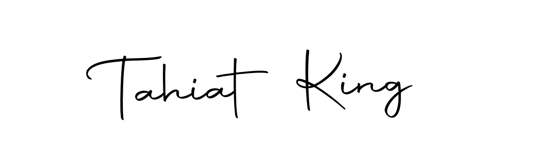 Make a beautiful signature design for name Tahiat King. Use this online signature maker to create a handwritten signature for free. Tahiat King signature style 10 images and pictures png