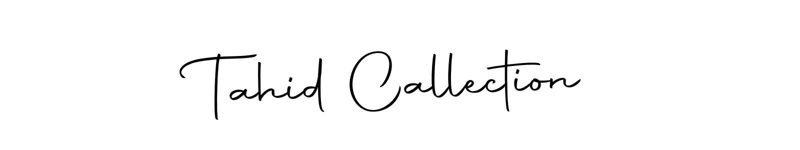 Use a signature maker to create a handwritten signature online. With this signature software, you can design (Autography-DOLnW) your own signature for name Tahid Callection. Tahid Callection signature style 10 images and pictures png