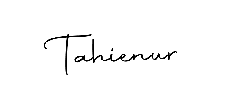How to make Tahienur name signature. Use Autography-DOLnW style for creating short signs online. This is the latest handwritten sign. Tahienur signature style 10 images and pictures png