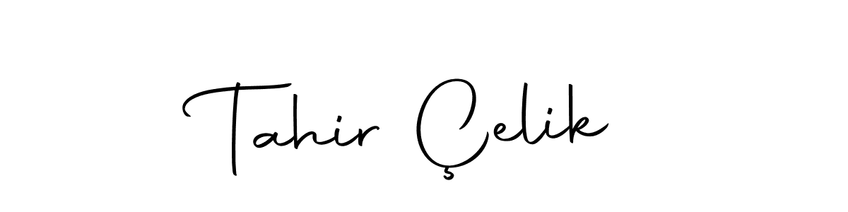 Design your own signature with our free online signature maker. With this signature software, you can create a handwritten (Autography-DOLnW) signature for name Tahir Çelik. Tahir Çelik signature style 10 images and pictures png