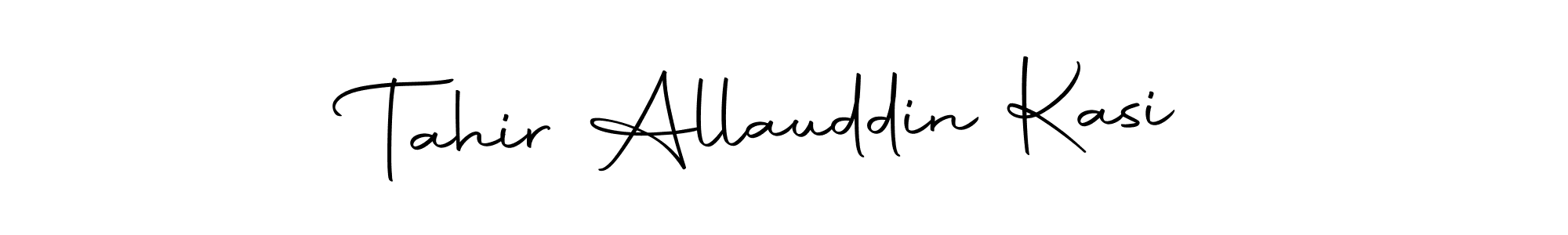 Also we have Tahir Allauddin Kasi name is the best signature style. Create professional handwritten signature collection using Autography-DOLnW autograph style. Tahir Allauddin Kasi signature style 10 images and pictures png
