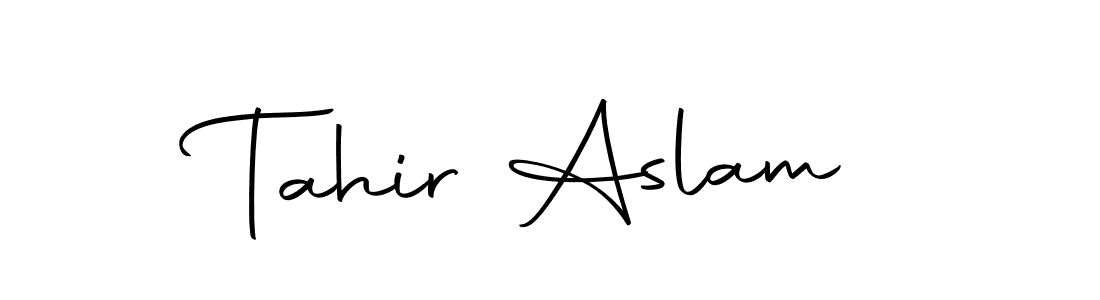 if you are searching for the best signature style for your name Tahir Aslam. so please give up your signature search. here we have designed multiple signature styles  using Autography-DOLnW. Tahir Aslam signature style 10 images and pictures png