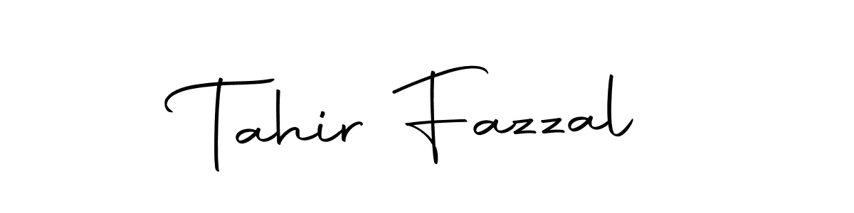 Make a short Tahir Fazzal signature style. Manage your documents anywhere anytime using Autography-DOLnW. Create and add eSignatures, submit forms, share and send files easily. Tahir Fazzal signature style 10 images and pictures png