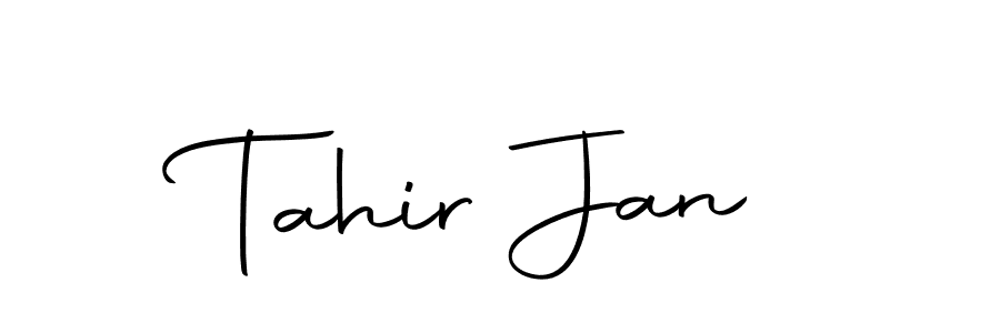 Make a beautiful signature design for name Tahir Jan. With this signature (Autography-DOLnW) style, you can create a handwritten signature for free. Tahir Jan signature style 10 images and pictures png