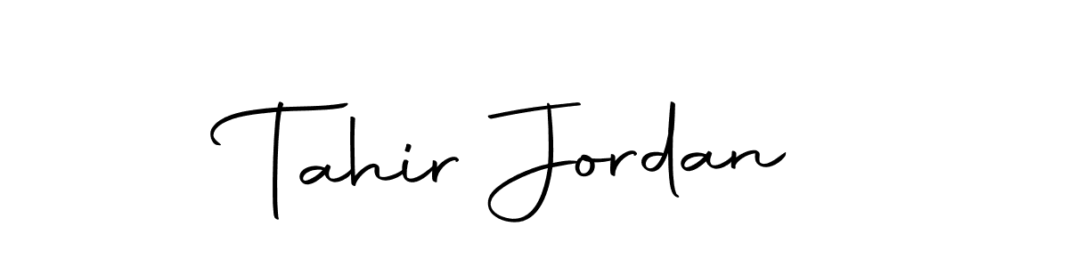 Make a beautiful signature design for name Tahir Jordan. Use this online signature maker to create a handwritten signature for free. Tahir Jordan signature style 10 images and pictures png