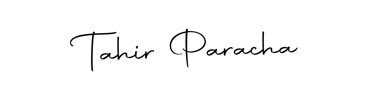 Make a beautiful signature design for name Tahir Paracha. With this signature (Autography-DOLnW) style, you can create a handwritten signature for free. Tahir Paracha signature style 10 images and pictures png