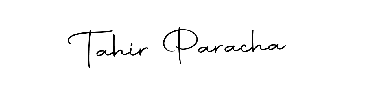 Make a beautiful signature design for name Tahir Paracha. With this signature (Autography-DOLnW) style, you can create a handwritten signature for free. Tahir Paracha signature style 10 images and pictures png