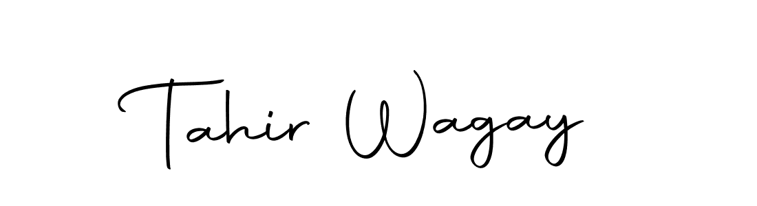 Make a short Tahir Wagay signature style. Manage your documents anywhere anytime using Autography-DOLnW. Create and add eSignatures, submit forms, share and send files easily. Tahir Wagay signature style 10 images and pictures png