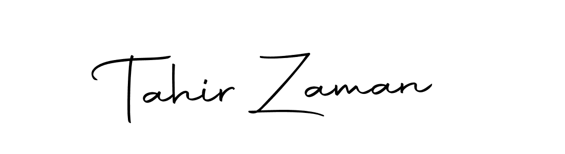 You should practise on your own different ways (Autography-DOLnW) to write your name (Tahir Zaman) in signature. don't let someone else do it for you. Tahir Zaman signature style 10 images and pictures png