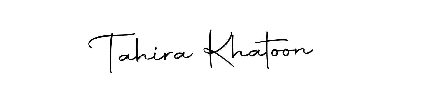 Make a beautiful signature design for name Tahira Khatoon. Use this online signature maker to create a handwritten signature for free. Tahira Khatoon signature style 10 images and pictures png