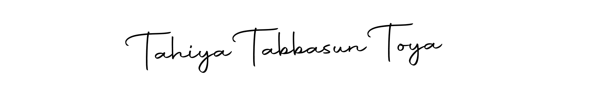 Once you've used our free online signature maker to create your best signature Autography-DOLnW style, it's time to enjoy all of the benefits that Tahiya Tabbasun Toya name signing documents. Tahiya Tabbasun Toya signature style 10 images and pictures png