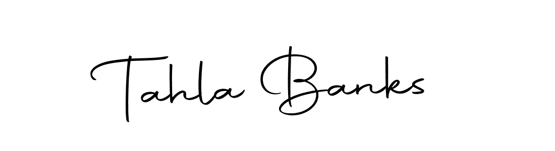 Similarly Autography-DOLnW is the best handwritten signature design. Signature creator online .You can use it as an online autograph creator for name Tahla Banks. Tahla Banks signature style 10 images and pictures png