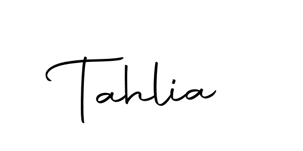 How to make Tahlia signature? Autography-DOLnW is a professional autograph style. Create handwritten signature for Tahlia name. Tahlia signature style 10 images and pictures png