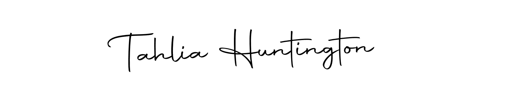 Tahlia Huntington stylish signature style. Best Handwritten Sign (Autography-DOLnW) for my name. Handwritten Signature Collection Ideas for my name Tahlia Huntington. Tahlia Huntington signature style 10 images and pictures png