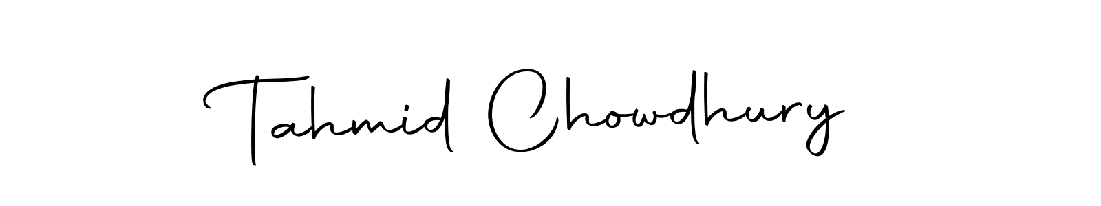 if you are searching for the best signature style for your name Tahmid Chowdhury. so please give up your signature search. here we have designed multiple signature styles  using Autography-DOLnW. Tahmid Chowdhury signature style 10 images and pictures png