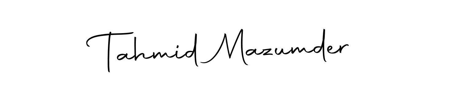 Also we have Tahmid Mazumder name is the best signature style. Create professional handwritten signature collection using Autography-DOLnW autograph style. Tahmid Mazumder signature style 10 images and pictures png