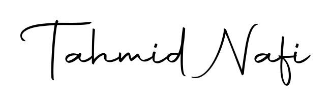 A dynamic signature style for Tahmid Nafi using Autography-DOLnW script. Designed to look authentic, handwritten, and professional. Tahmid Nafi signature style 10 images and pictures png