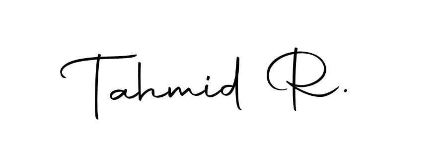 See photos of Tahmid R. official signature by Spectra . Check more albums & portfolios. Read reviews & check more about Autography-DOLnW font. Tahmid R. signature style 10 images and pictures png