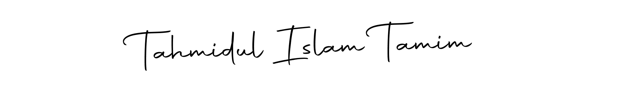 How to make Tahmidul Islam Tamim signature? Autography-DOLnW is a professional autograph style. Create handwritten signature for Tahmidul Islam Tamim name. Tahmidul Islam Tamim signature style 10 images and pictures png