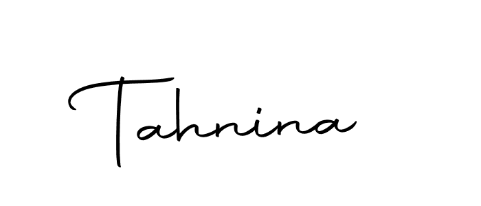You should practise on your own different ways (Autography-DOLnW) to write your name (Tahnina) in signature. don't let someone else do it for you. Tahnina signature style 10 images and pictures png