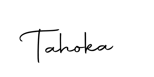 The best way (Autography-DOLnW) to make a short signature is to pick only two or three words in your name. The name Tahoka include a total of six letters. For converting this name. Tahoka signature style 10 images and pictures png