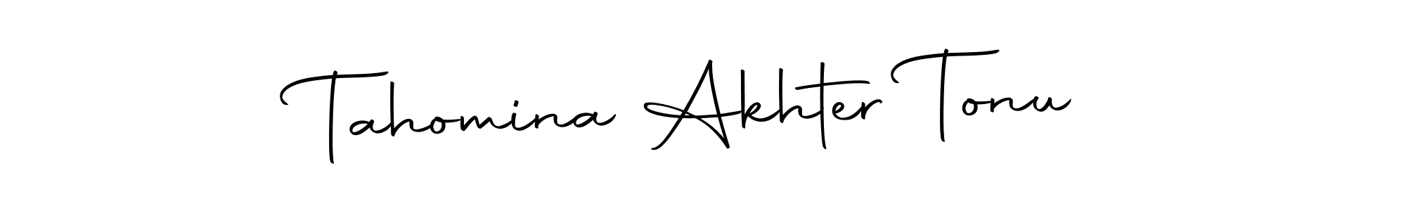 Check out images of Autograph of Tahomina Akhter Tonu name. Actor Tahomina Akhter Tonu Signature Style. Autography-DOLnW is a professional sign style online. Tahomina Akhter Tonu signature style 10 images and pictures png